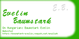 evelin baumstark business card